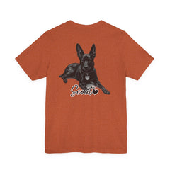 Dog Dad T-Shirt — Personalized Your Dog Image  Tee (Custom Name)