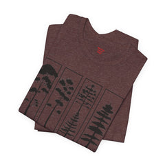 Nature-Inspired Unisex Jersey Tee, Tree Graphic T-Shirt, Eco-Friendly Fashion, Gift for Nature Lovers, Casual Wear, Outdoor Adventure