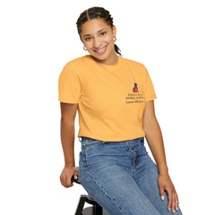Lauren McGowan Front Logo Back Graphic Baldwin Harbor Animal Hospital "Who Let the Dogs Out?" Tee
