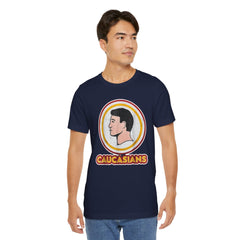 Graphic Tee - Funny Caucasians Satire Head Shot Unisex Jersey Short Sleeve Tee