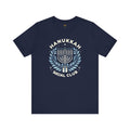 Hanukkah Social Club with Menorah - Unisex Jersey Short Sleeve Tee