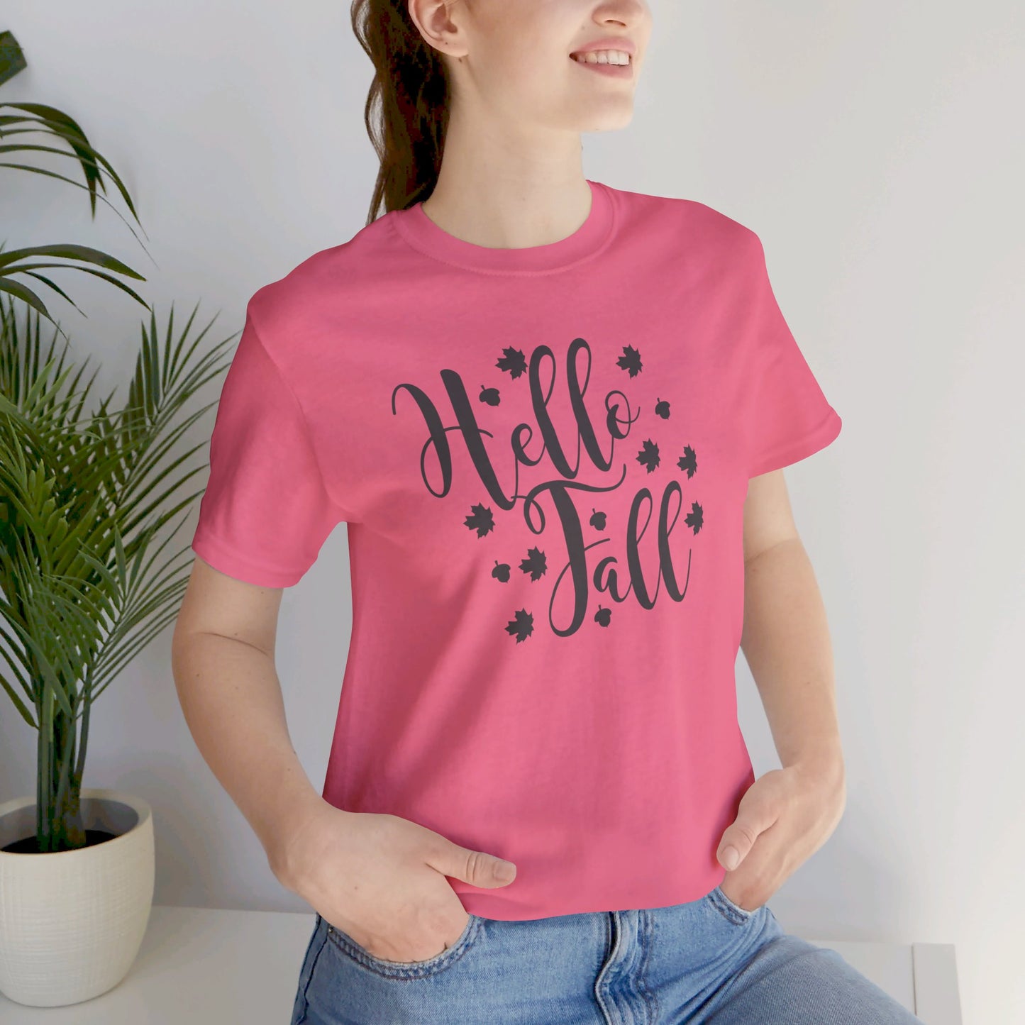 Hello Fall - Unisex Jersey Short Sleeve Tee