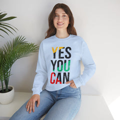 YES YOU CAN - Unisex Heavy Blend™ Crewneck Sweatshirt