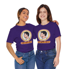 Graphic Tee - Funny Caucasians Satire Head Shot Unisex Jersey Short Sleeve Tee