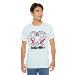 Phlebotomist Heart Butterflies Tee