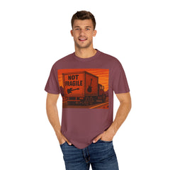 Not Fragile Unisex Garment-Dyed T-Shirt -BTO Inspired Vintage Guitar Graphic Tee
