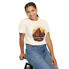 Capitol Reef National Park Graphic, Comfort Colors Soft Relaxed Fit Unisex Garment-Dyed T-shirt