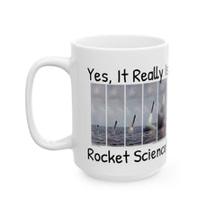 Yes, It Really Is Rocket Science Mug - US Navy Submarine Launched Tomahawk Missile, Submarine Veteran Gift
