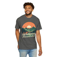 Shenandoah National Park Graphic, Comfort Colors Soft Relaxed Fit Unisex Garment-Dyed T-shirt