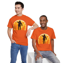 Full Moon Zombie! Graphic Unisex Heavy Cotton Tee