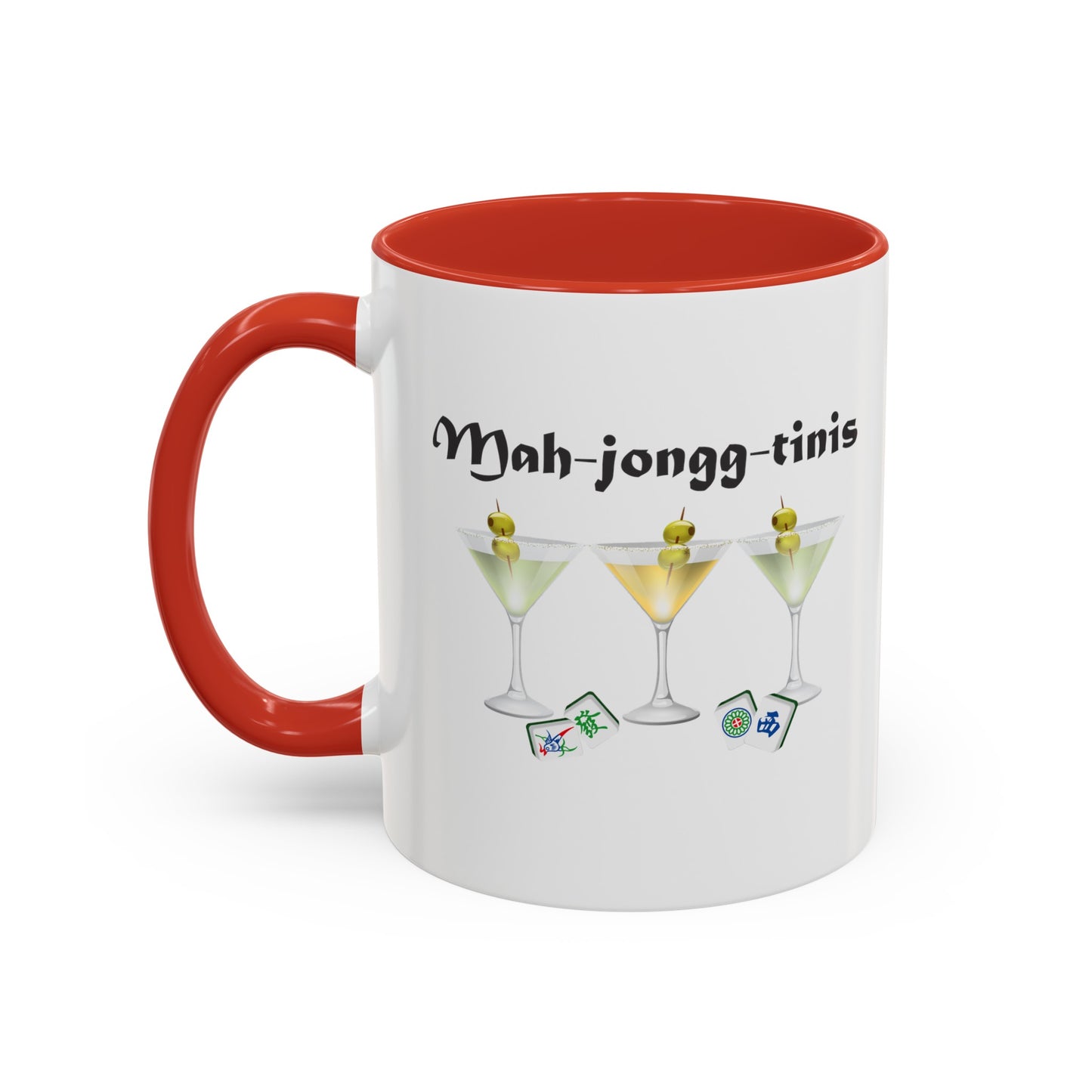 Mah-jongg-tinis Mug, Ceramic 11oz Game Mug