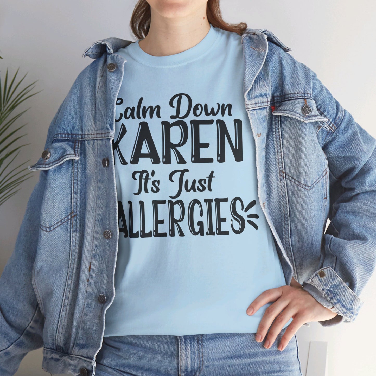 Calm Down Karen Unisex Heavy Cotton Tee