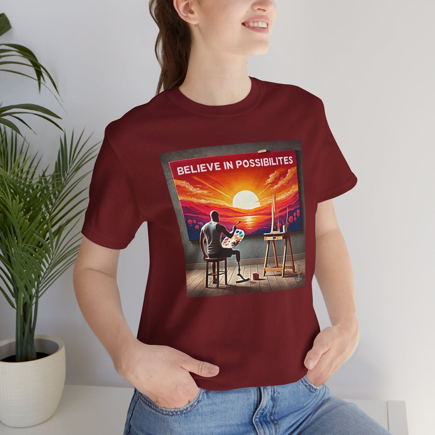 Amputee Believe In Possibilities Quote - Unisex T Shirt