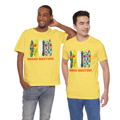 Surfboard Meeting Unisex Tee - Fun Beach Vibe for Summer Gatherings