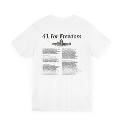41 For Freedom FBM Fleet Ballistic Missile Submarine Unisex Jersey Short Sleeve Tee