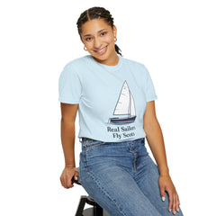 Hempstead Bay Sailing Club Graphic T-Shirt — "Real Sailors Fly Scots" Nautical Tee