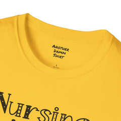 Nursing Is A Work Of Heart - Unisex Softstyle T-Shirt | Nurse Awareness,Medical Wear,Gift For Him,Scrubs Lover,Hospital Staff,Gift For Her,