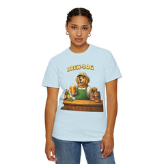 Golden Retriever Brewer Beer T-Shirt — Cute Brew-Dog Graphic Tee