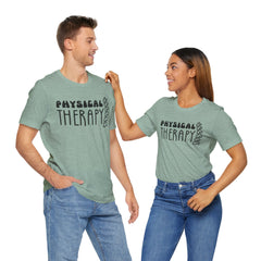 Physical Therapy Unisex Tee - Spine Graphic Gift for PT Student