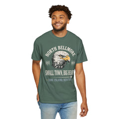 Your Home Town Personalized Eagle T‑Shirt — "Small Town, Big Heart"