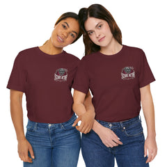 Halloween Scare Actor - Front and Back Graphic Unisex Jersey Short Sleeve Tee
