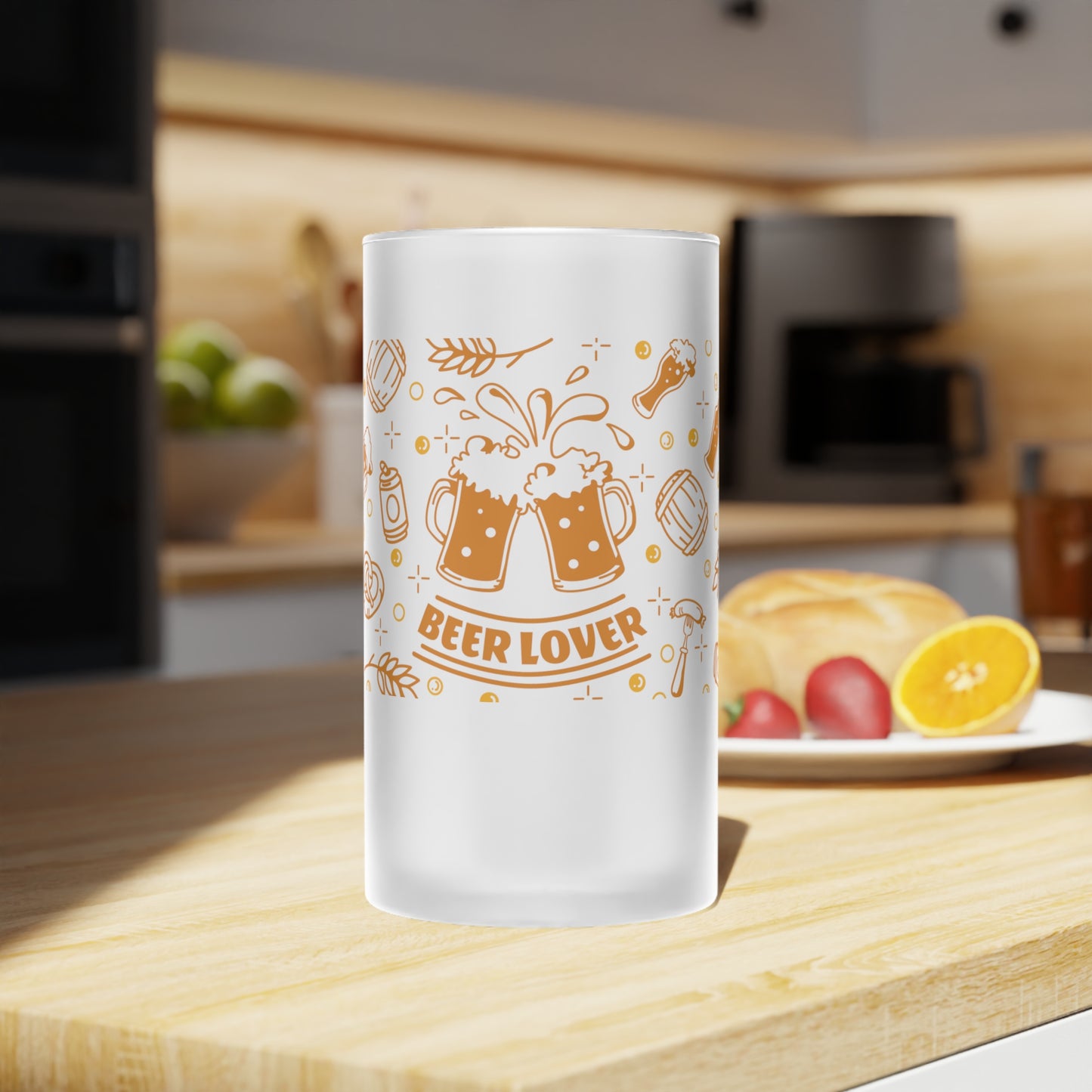 Beer Lover Frosted Graphic Mug