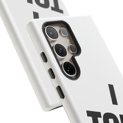 I TOLD YA movie tough case, gift for her, gift for him, movie lover gift, film buff cell case, cinema fan phone case, pop culture cell case