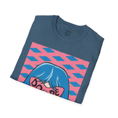 Dope Pop Art Girl Unisex Softstyle T-Shirt