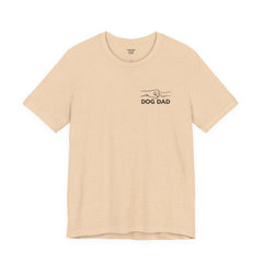 Dog Dad T-Shirt — Personalized Your Dog Image  Tee (Custom Name)