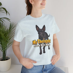 My Therapist Has A Wet Nose Personalized with your dog(s) image T-Shirt