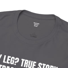 Amputee Exploding JetPack Humor - Unisex Garment-Dyed T-shirt