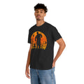 HAUNTED HOUSE ZOMBIE! Graphic Unisex Heavy Cotton Tee