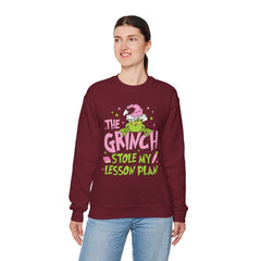 Grinch Stole My Lesson Plan Sweatshirt