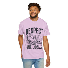 Alligator and Manatee Respect the Locals T-Shirt — Vintage Beach Vibes Graphic Tee