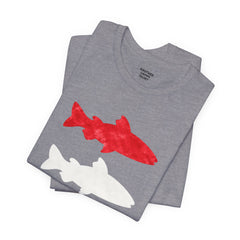Patriotic Trout T-Shirt — Red White & Blue Fish Tee