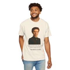 Marie Curie Portrait T‑Shirt — "I Make Science Literally Lit" Science Tee