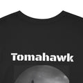 USN Periscope view, Submarine Launched Tomahawk Missile with Dolphins Unisex Jersey Short Sleeve Tee