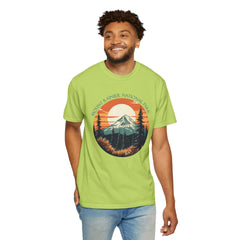 Mount Rainier National Park Graphic, Comfort Colors Soft Relaxed Fit Unisex Garment-Dyed T-shirt