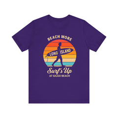 Gilgo Beach Vibes Unisex Tee - Surf's Up Long Island | Summer Shirt