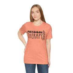 Physical Therapy Unisex Tee - Spine Graphic Gift for PT Student
