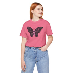 Butterfly Cancer Awareness and Survivor - Unisex Jersey Short Sleeve Tee