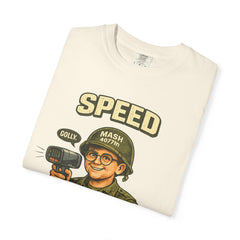 Speed Enforced By Radar T-Shirt — MASH 4077 Retro Traffic Cop Graphic Tee
