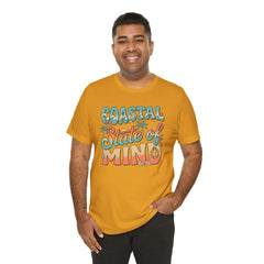 Coastal State of Mind Tee — Retro Beach Graphic T-Shirt