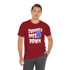 Summer Meltdown Graphic Tee — "Summer Melt Down" Sun Design