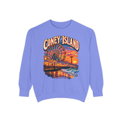 Brooklyn's Coney Island Sunset Sweatshirt - Comfort Colors Soft