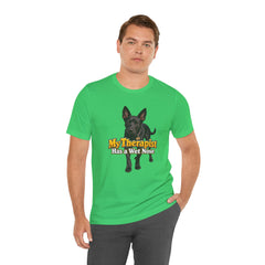 My Therapist Has A Wet Nose Personalized with your dog(s) image T-Shirt