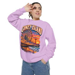 Brooklyn's Coney Island Sunset Sweatshirt - Comfort Colors Soft