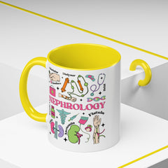 Nephrology Coffee Mug - Perfect Gift for Medical Professionals and Students, Stemmed Coffee Cup, Healthcare Appreciation, Unique Coffee Mug