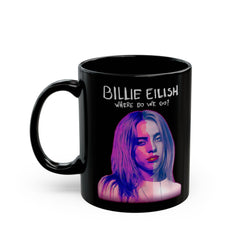 Billie Eilish Graphic - Black Mug (11oz, 15oz)