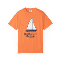 Hempstead Bay Sailing Club Graphic T-Shirt — "Real Sailors Fly Scots" Nautical Tee